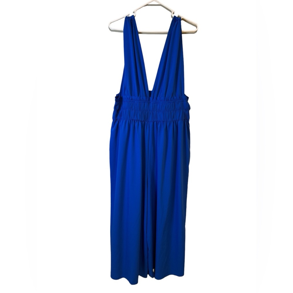 ASOS Cerulean Blue Flowy Jumper 100% Polyester - Picture 1 of 3